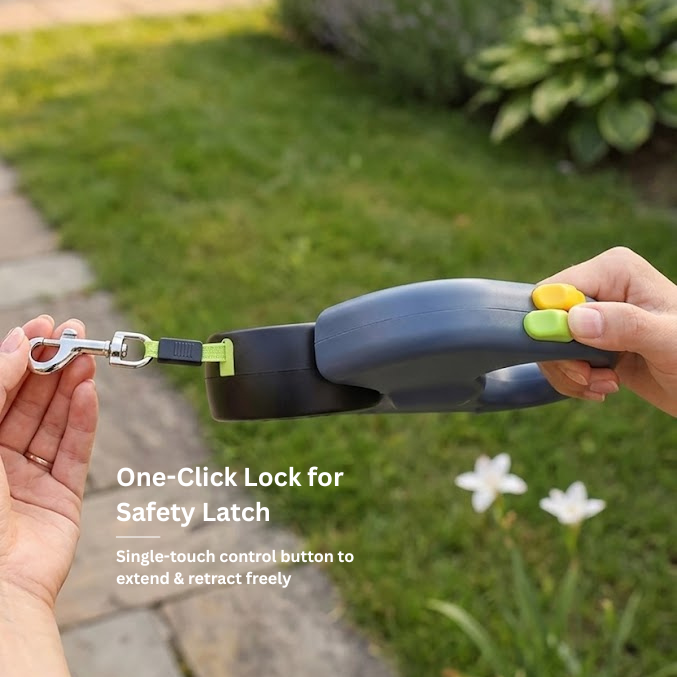 Retractable Anti-Tangle Dual Dog Leash